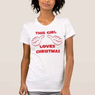 This Girl Loves Christmas Bella Canvas Shirt