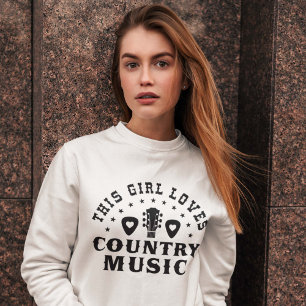 This Girl Loves Country Music Sweatshirt