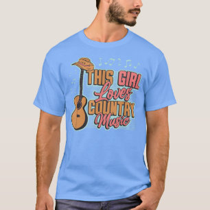 This Girl Loves Country Music T-Shirt
