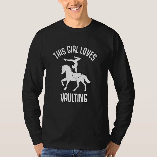 This Girl Loves Equestrian Vaulting  1 T-Shirt (Front)