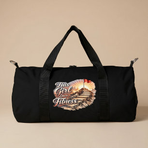 This Girl Loves Fitness Duffle Bag
