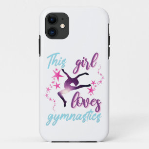 This Girl Loves Gymnastics Stars Leap Case-Mate iPhone Case