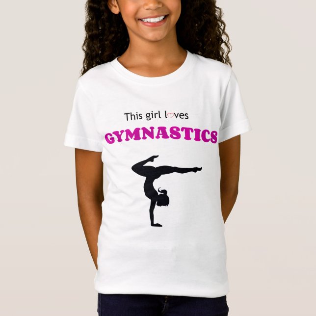 This Girl Loves Gymnastics T-Shirt (Front)
