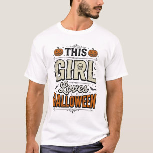 This Girl Loves Halloween Vintage Shirt Design_1
