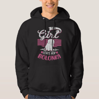 This Girl loves her Bolonka Girl 1 Hoodie