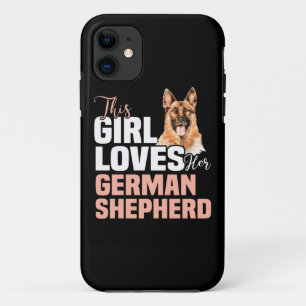 This Girl Loves Her German Shepherd Case-Mate iPhone Case