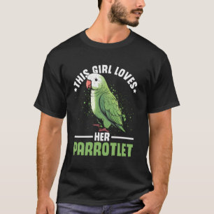 This Girl Loves Her Parrotlet Bird Owner Parrotlet T-Shirt