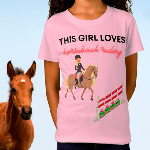 This Girl Loves Horseback Riding T-Shirt