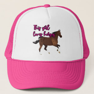 This Girl Loves Horses Trucker Hat