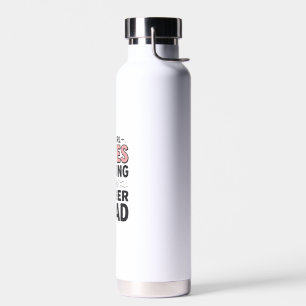 This Girl Loves Hunting With Her Dad Vintage Desig Water Bottle