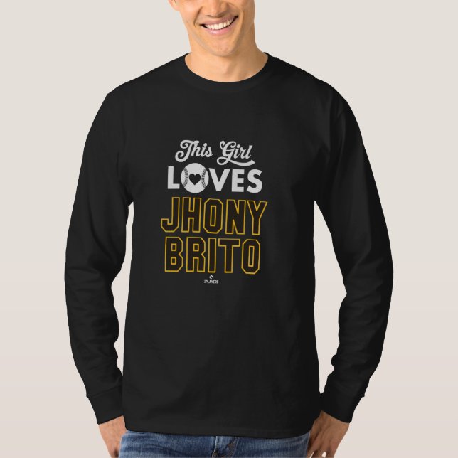 This Girl Loves Jhony Brito San Diego Baseball MLB T-Shirt (Front)