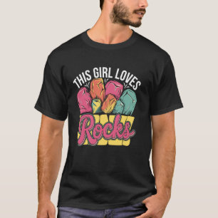 This Girl Loves Rocks Funny Rock Collector Geology T-Shirt