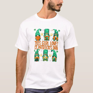 This Girl Loves St. Patricks Day - Funny St. Paddy T-Shirt