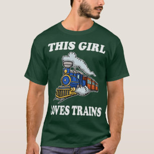 This Girl Loves Trains T-Shirt