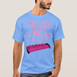 This Girl Plays Xylophone Female Xylophonist Percu T-Shirt