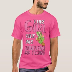 This Girl Really Loves Chameleons T-Shirt