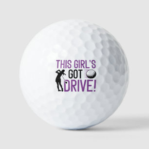 This Girl’s Got Drive Golf Balls
