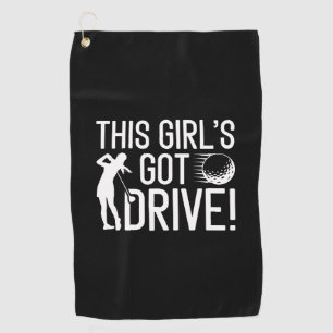 This Girl’s Got Drive Golf Towel
