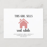 This Girl Sells Real Estate Pink Realtor