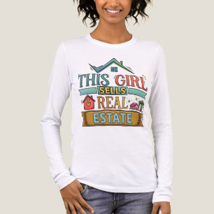 This Girl Sells Real Estate Realtor Gift Shirt
