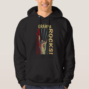 This Grampa Rocks Vintage Retro Concert 70s 80s Fu Hoodie