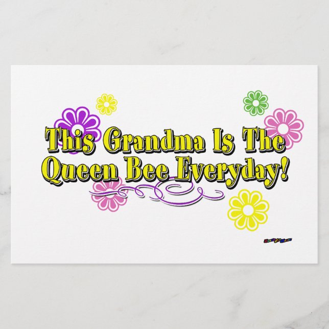 This Grandma Is The Queen Bee Everyday Type (Front)