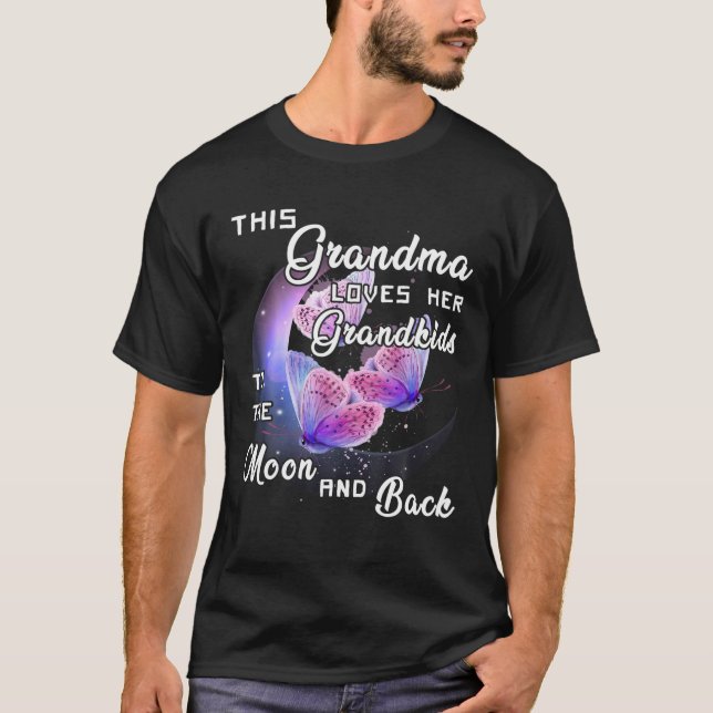 This Grandma Loves Her Grandkids T-Shirt (Front)