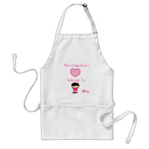 This Grandma's Heart Belongs To Standard Apron