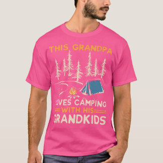 This Grandpa Loves Camping With His Grandkids - Ca T-Shirt