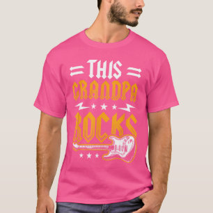 This Grandpa Rocks Grandpa Guitars family vintage T-Shirt