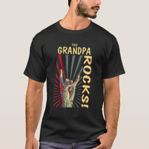 This Grandpa Rocks Vintage Retro Concert 70S 80S F T-Shirt