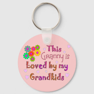 This granny is loved by my Grandkis Key Ring