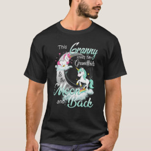 This Granny Loves Her Grandkids To The Moon And Ba T-Shirt