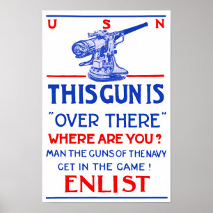 This Gun Is Over There -- WW1 Poster