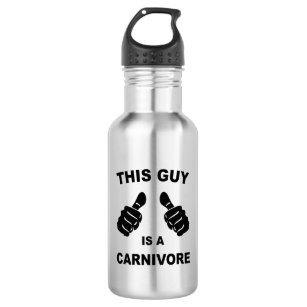 This Guy Is A Carnivore 532 Ml Water Bottle