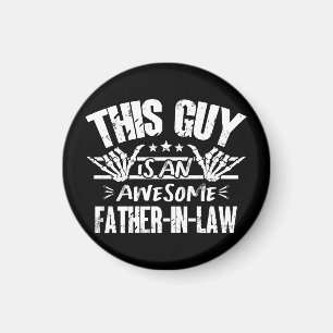 This Guy Is An Awesome Father-In-Law Father's Day Magnet