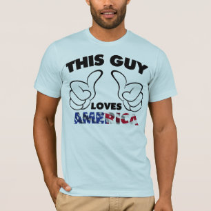 This guy loves america T-Shirt