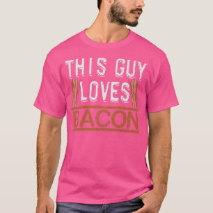 This Guy Loves Bacon Crispy Meat Pork Pigs Premium T-Shirt