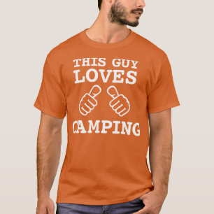 This guy loves camping T-Shirt