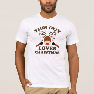 This Guy Loves Christmas T-Shirt