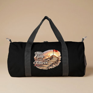 This Guy Loves Fitness Duffle Bag