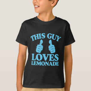 This Guy Loves Lemonade Lemon Beverage Stand Staff T-Shirt