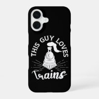 This Guy Loves Trains Railroad Lover Funny Train
