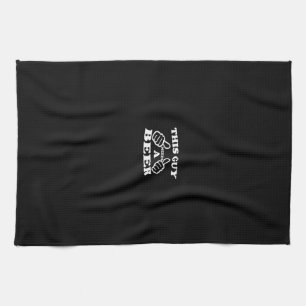 this guy need a  beer tea towel