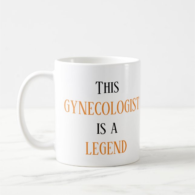 This gynaecologist is a legend Doctor Coffee Mug (Left)