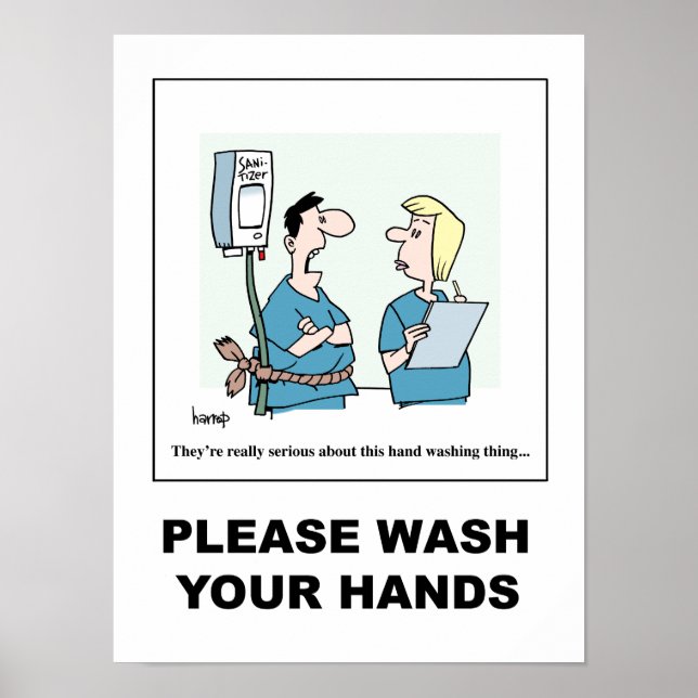 This Hand-Washing Thing poster (Front)