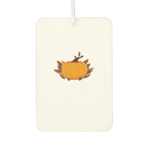 This harvest pumpkin T-shirt is perfect for the fa Car Air Freshener