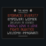 This Home Embraces Diversity Yard Sign<br><div class="desc">Take a stand against xenophobia,  homophobia and other disturbing trends in our country today! Be a voice for tolerance,  diversity,  acceptance and empowerment.</div>