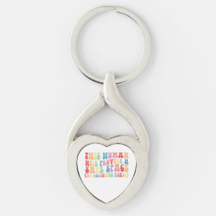 This Human Will Provide A Safe Space Gay LGBTQ Key Ring