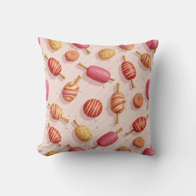 This is a candy pillow cushion. (Front)